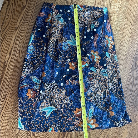 Status | Multicolored A-Line Midi Skirt for Casual Wear Size Large - Picture 6 of 6